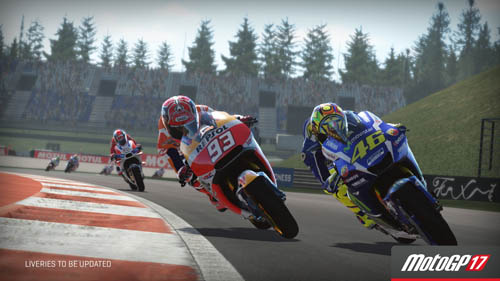 MotoGP 17 Game Marquez Rossi